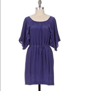 Anthropologie silk shift dress
